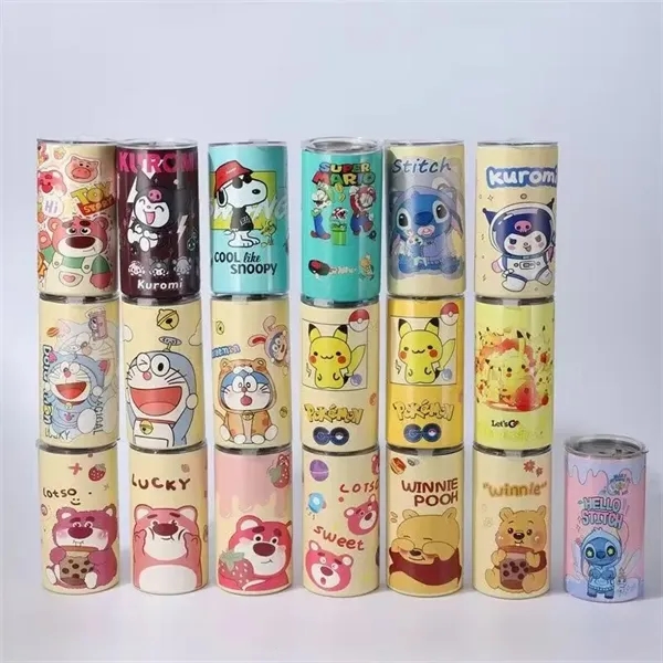 16oz Cute Labubu Travel Coffee Mug with Straw Lid - 16oz Cute Labubu Travel Coffee Mug with Straw Lid - Image 2 of 12