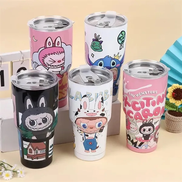 30oz Stainless Steel Labubu Tumbler - 30oz Stainless Steel Labubu Tumbler - Image 0 of 8