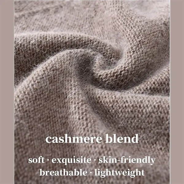 Soft Warm Cashmere Slouchy Knit Hat - Soft Warm Cashmere Slouchy Knit Hat - Image 1 of 4