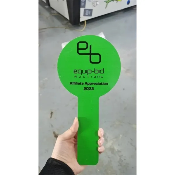 4*12''Plastic Number Plates Auction Bid Paddle Sign Placard - 4*12''Plastic Number Plates Auction Bid Paddle Sign Placard - Image 1 of 6
