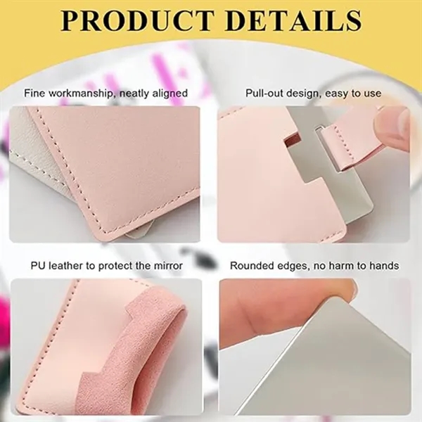 Shatterproof Stainless Steel Compact Mirror For Purses - Shatterproof Stainless Steel Compact Mirror For Purses - Image 2 of 4