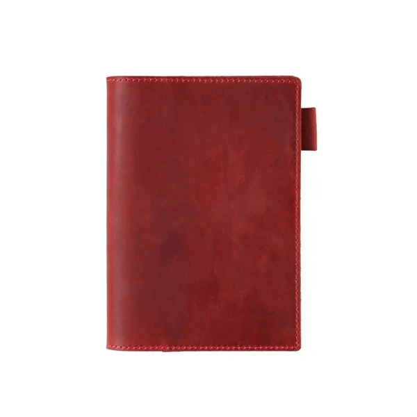 A6 Leather Notebook with Pen Holder Refillable Inner - A6 Leather Notebook with Pen Holder Refillable Inner - Image 11 of 12