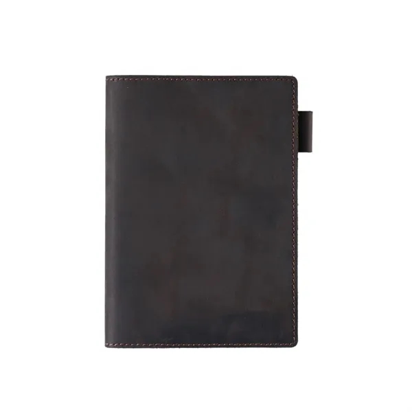 A6 Leather Notebook with Pen Holder Refillable Inner - A6 Leather Notebook with Pen Holder Refillable Inner - Image 9 of 12