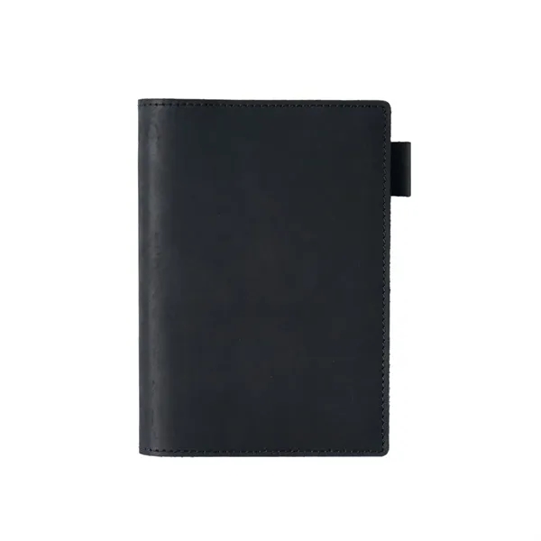 A6 Leather Notebook with Pen Holder Refillable Inner - A6 Leather Notebook with Pen Holder Refillable Inner - Image 12 of 12