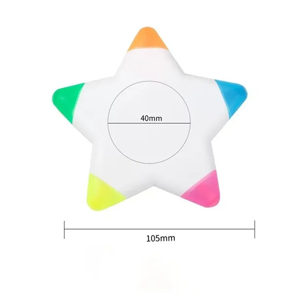 5 Color Fluorescent Highlighter Pens - 5 Color Fluorescent Highlighter Pens - Image 3 of 7
