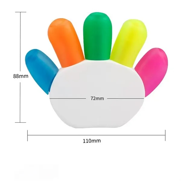 5 Color Fluorescent Highlighter Pens - 5 Color Fluorescent Highlighter Pens - Image 4 of 7