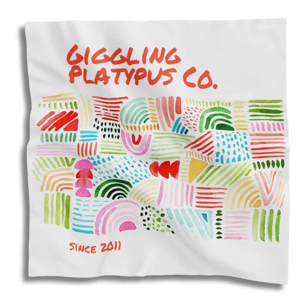 27" Square Sublimation Bandana - 27" Square Sublimation Bandana - Image 1 of 2
