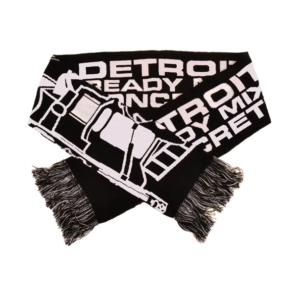 Jacquard Stadium Scarves - 100% Acrylic, 2 Colors - Jacquard Stadium Scarves - 100% Acrylic, 2 Colors - Image 0 of 2