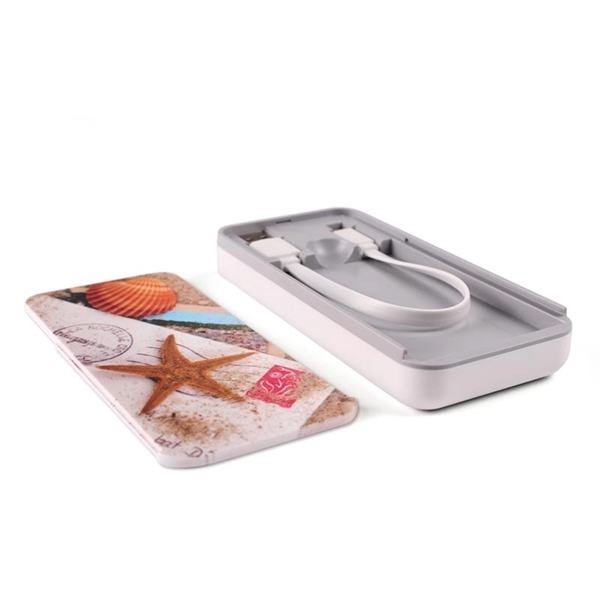 Power bank kit with build-in cable and USB drive in a travel - Power bank kit with build-in cable and USB drive in a travel - Image 0 of 1