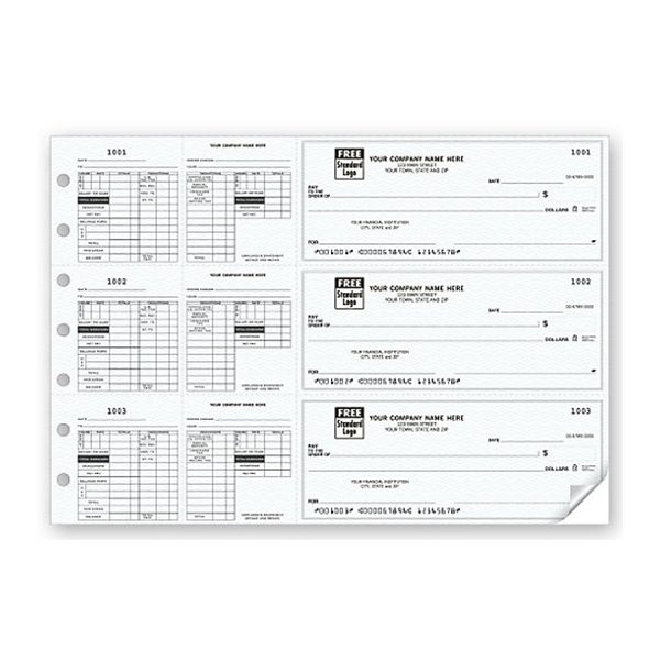 Payroll maximum deductions check, 3 on-a-page - Payroll maximum deductions check, 3 on-a-page - Image 0 of 1