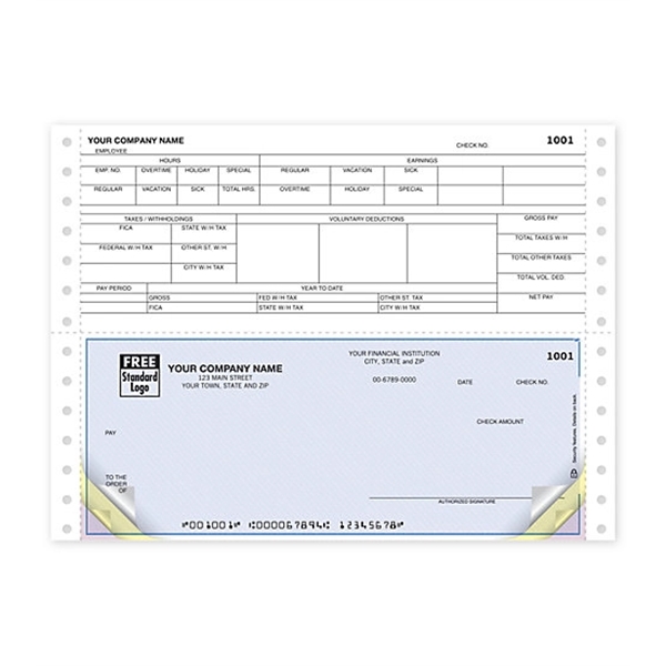 Continuous Security Bottom Payroll Check - Continuous Security Bottom Payroll Check - Image 0 of 1