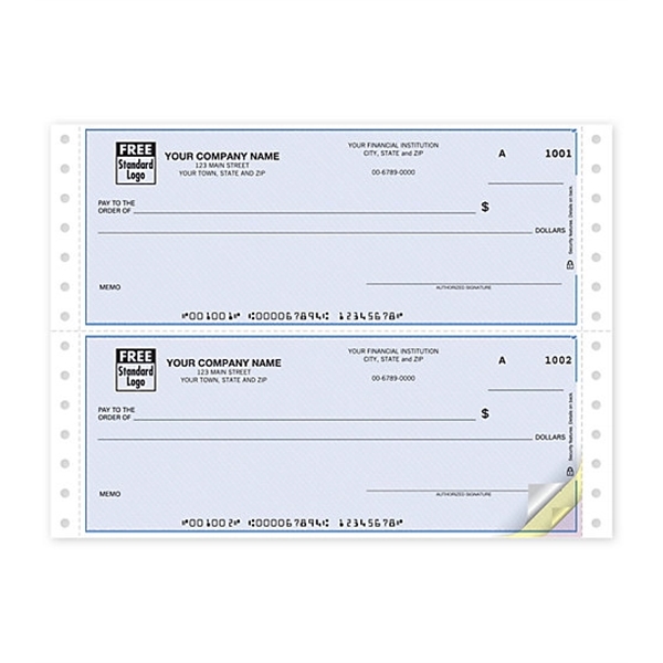 Multipurpose continuous check with lines - Multipurpose continuous check with lines - Image 0 of 1