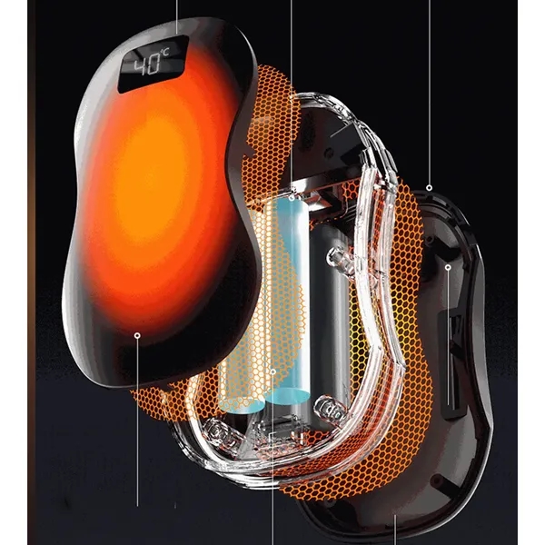 Double sided 2 in 1 Magnetic Hand Warmer Power Bank - Double sided 2 in 1 Magnetic Hand Warmer Power Bank - Image 4 of 4