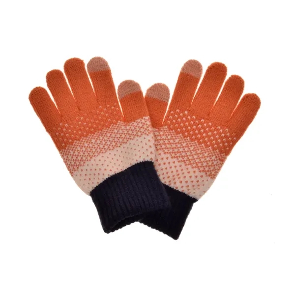 Custom Jacquard Gloves With Knit In Designs - Custom Jacquard Gloves With Knit In Designs - Image 3 of 4