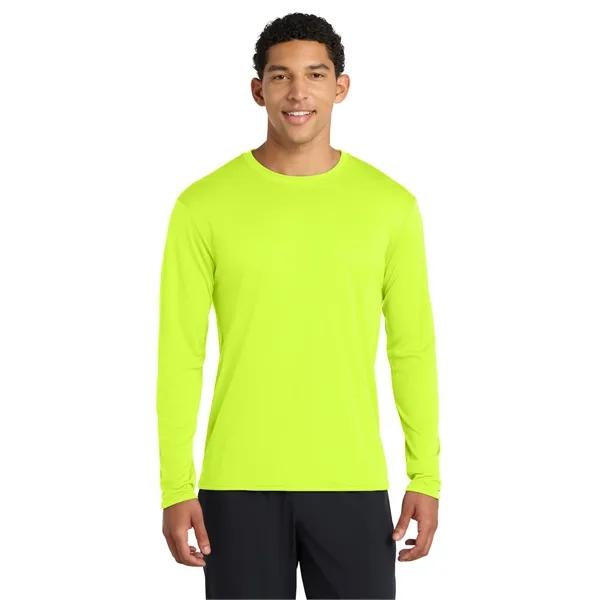 Port & Co Long Sleeve Performance Tee. - Port & Co Long Sleeve Performance Tee. - Image 45 of 48