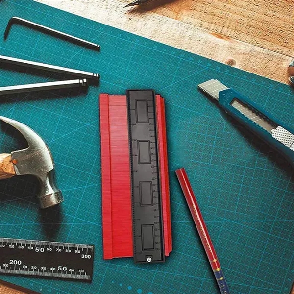 Contour Gauge Profile Tool Ruler for Woodworking Auto - Contour Gauge Profile Tool Ruler for Woodworking Auto - Image 5 of 7