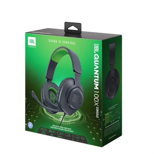 JBL® Quantum 100X Console Wired Over-Ear Gaming XBox Headset - JBL® Quantum 100X Console Wired Over-Ear Gaming XBox Headset - Image 10 of 11