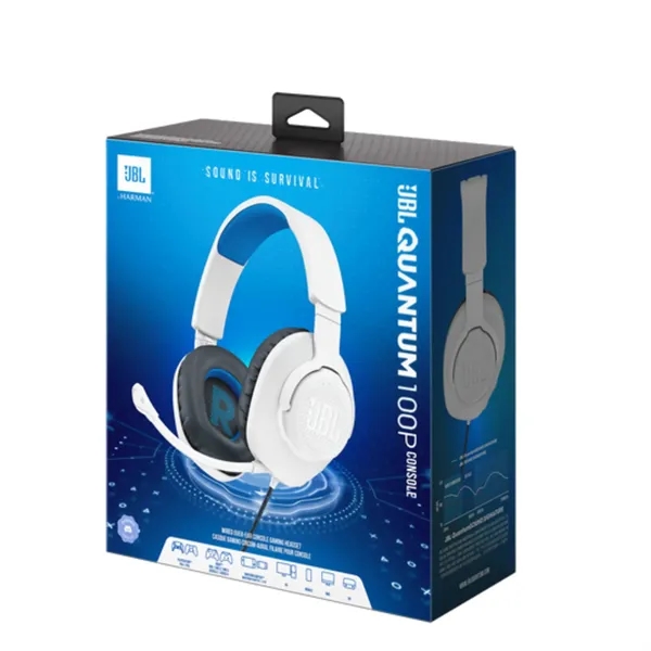 JBL® Quantum 100P Console Wired Gaming PlayStation Headset - JBL® Quantum 100P Console Wired Gaming PlayStation Headset - Image 10 of 11