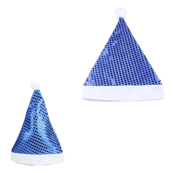 Sequin Non-woven Christmas Hat - Sequin Non-woven Christmas Hat - Image 2 of 2
