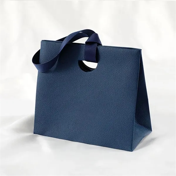 Thick Texture Gift Tote with Ribbon Handles - Thick Texture Gift Tote with Ribbon Handles - Image 7 of 8
