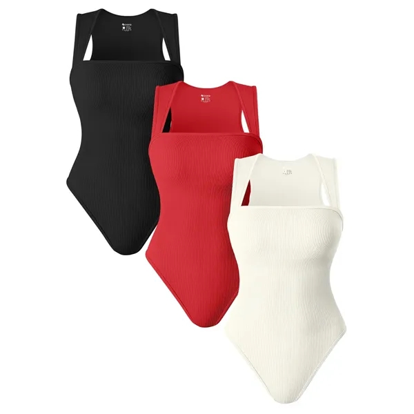 Custom Women's Sexy Ribbed Sleeveless Bodysuit - Custom Women's Sexy Ribbed Sleeveless Bodysuit - Image 18 of 18