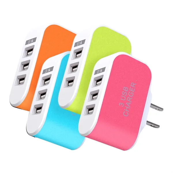 Portable Multi-Device Usb 3-Port Charger - Portable Multi-Device Usb 3-Port Charger - Image 0 of 0