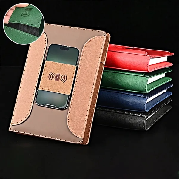 Leather Cover Notebook With Power Bank - Leather Cover Notebook With Power Bank - Image 2 of 5
