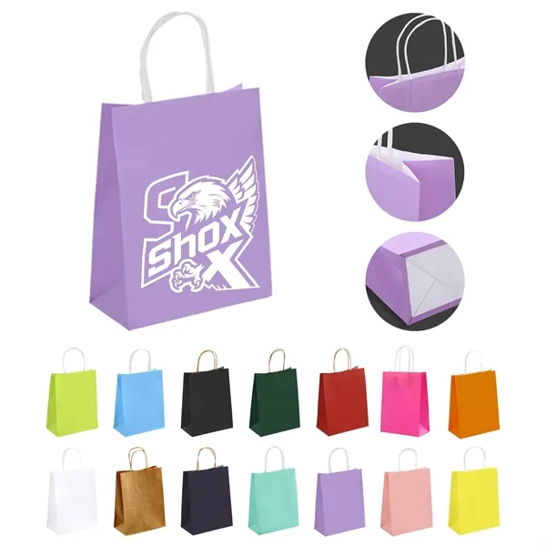 MOQ 20 Coloured Kraft Paper Tote Bag - MOQ 20 Coloured Kraft Paper Tote Bag - Image 0 of 15