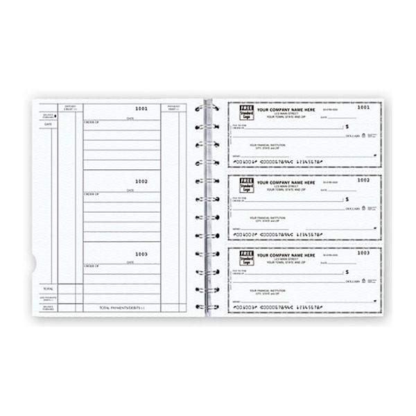 Newport Deskbook Checks, 3-On-A-Page Compact Size