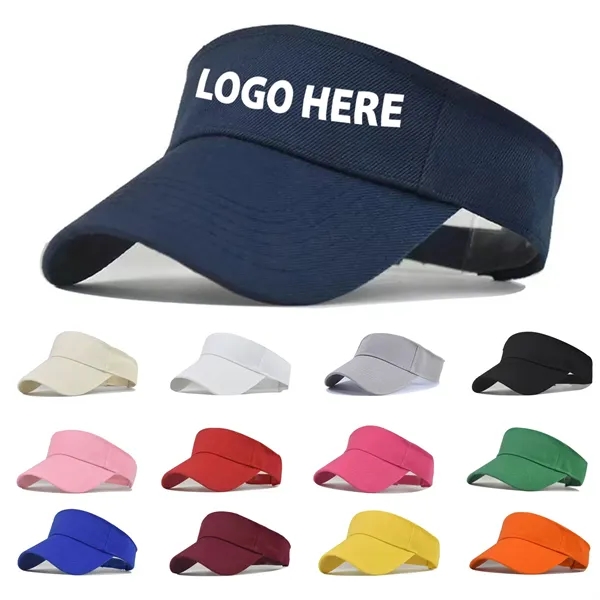 Cotton Sports Sun Visor Cap - Cotton Sports Sun Visor Cap - Image 0 of 14