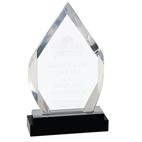 8" Fusion Diamond Impress Acrylic w/ Black Base - 8" Fusion Diamond Impress Acrylic w/ Black Base - Image 7 of 8