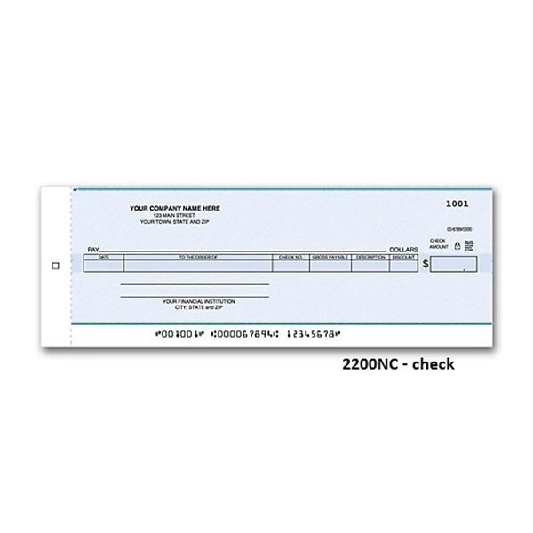 Checks, Accounts Payable Center