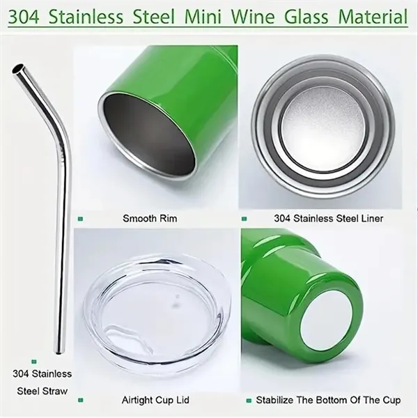 2Oz Mini Tumbler Shot Glass With Lid - 2Oz Mini Tumbler Shot Glass With Lid - Image 2 of 2