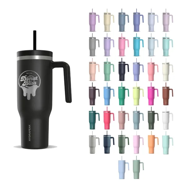 40 Oz. Hydrapeak Voyager Travel Mug - 40 Oz. Hydrapeak Voyager Travel Mug - Image 0 of 70