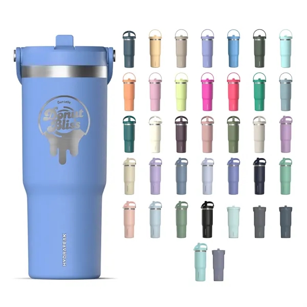 32 Oz. Hydrapeak Insulated Stainless Travel Tumbler - 32 Oz. Hydrapeak Insulated Stainless Travel Tumbler - Image 0 of 70
