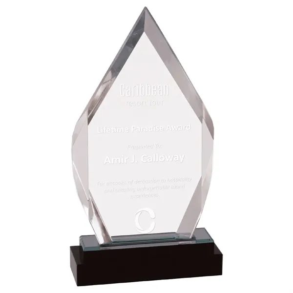 9" Fusion Diamond Impress Acrylic w/ Black Base - 9" Fusion Diamond Impress Acrylic w/ Black Base - Image 6 of 8