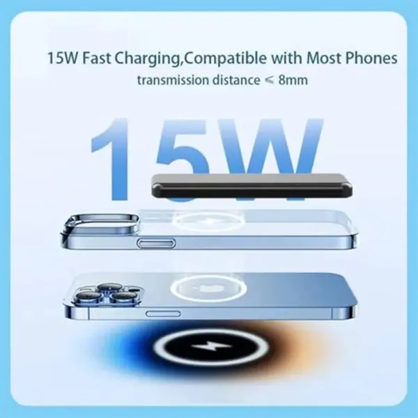 PD Slim Aluminum Magnetic Power Bank 5,000mAh - PD Slim Aluminum Magnetic Power Bank 5,000mAh - Image 4 of 7