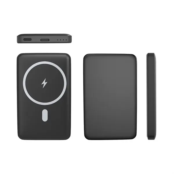 PD Slim Aluminum Magnetic Power Bank 5,000mAh - PD Slim Aluminum Magnetic Power Bank 5,000mAh - Image 5 of 7