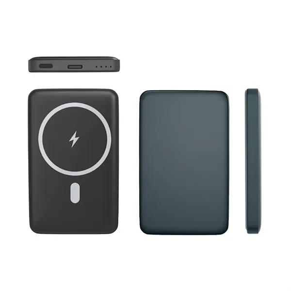 PD Slim Aluminum Magnetic Power Bank 5,000mAh - PD Slim Aluminum Magnetic Power Bank 5,000mAh - Image 6 of 7