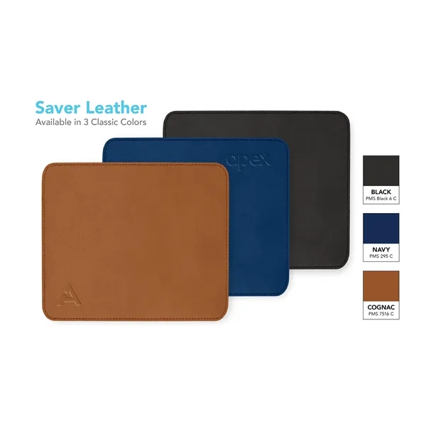 Saver Leather Mouse Pad - Saver Leather Mouse Pad - Image 1 of 1