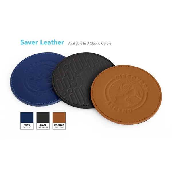 Saver Leather Coaster Set - Saver Leather Coaster Set - Image 1 of 1
