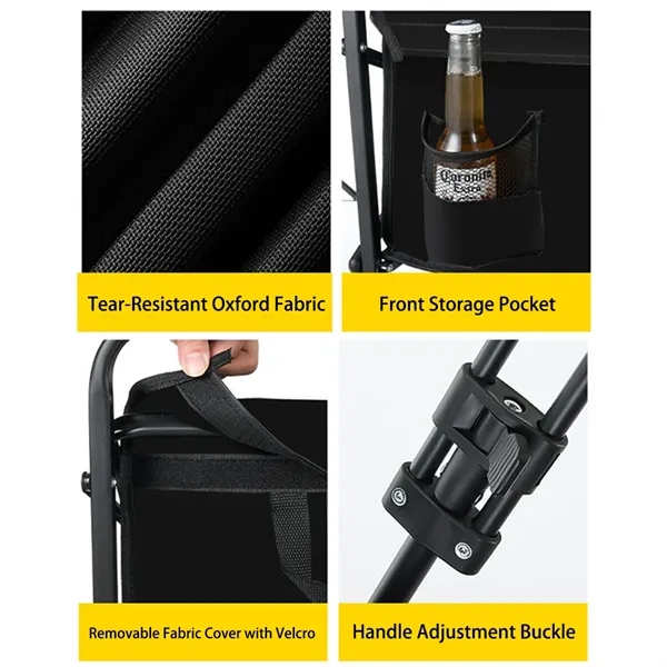 Large Capacity Collapsible Foldable Wagon Cart - Large Capacity Collapsible Foldable Wagon Cart - Image 2 of 5