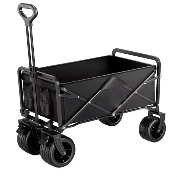 Large Capacity Collapsible Foldable Wagon Cart - Large Capacity Collapsible Foldable Wagon Cart - Image 4 of 5