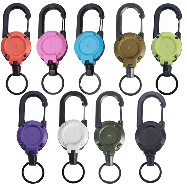 Retractable Keychain Heavy Duty With Stainless Steel Cord - Retractable Keychain Heavy Duty With Stainless Steel Cord - Image 5 of 5