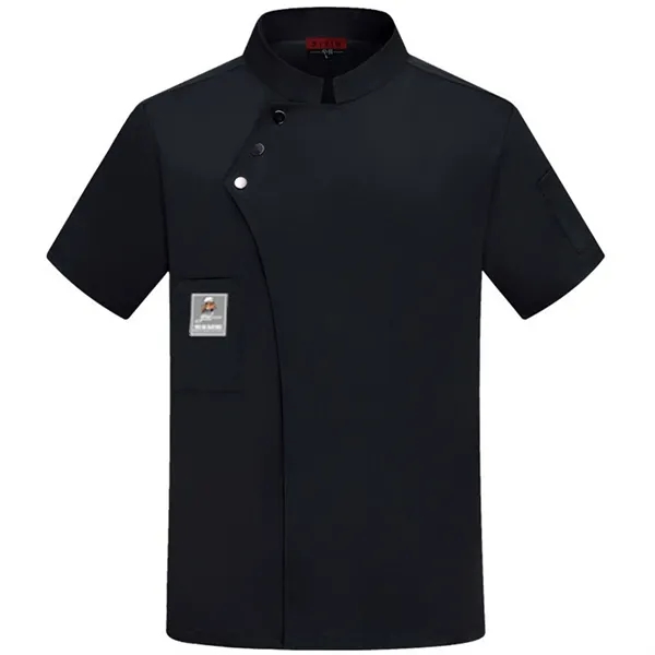 Unisex Chef Coat Short Sleeve - Unisex Chef Coat Short Sleeve - Image 1 of 6