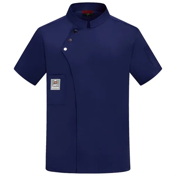Unisex Chef Coat Short Sleeve - Unisex Chef Coat Short Sleeve - Image 2 of 6