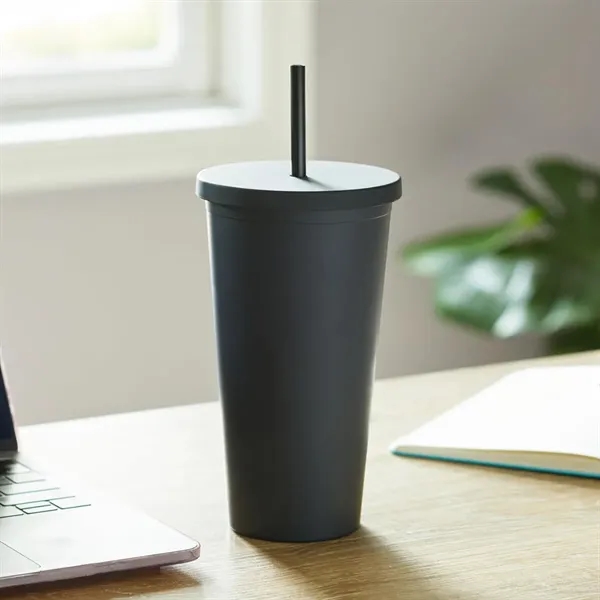 16oz. Reusable Tumbler Water Bottle with Straw and Lid - 16oz. Reusable Tumbler Water Bottle with Straw and Lid - Image 5 of 5