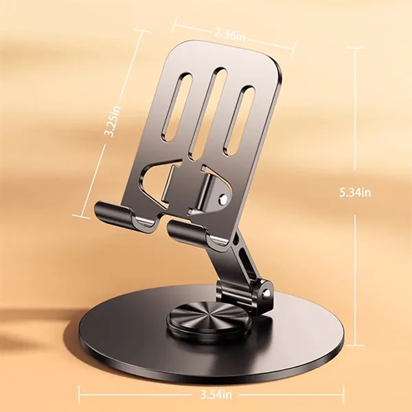 Adjustable Foldable 360degreeRotation Metal Cell Phone Stand - Adjustable Foldable 360degreeRotation Metal Cell Phone Stand - Image 1 of 5