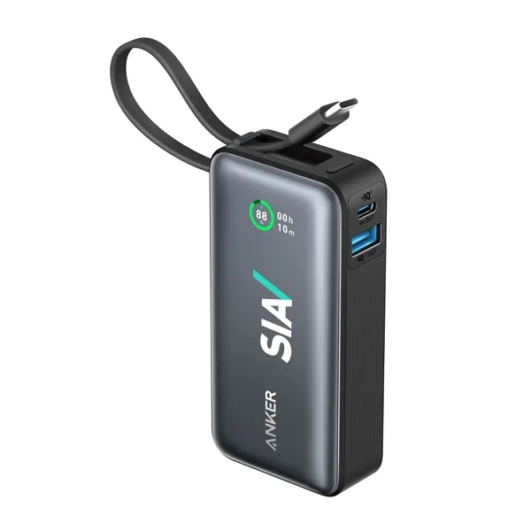 Anker® Nano Power Bank(30W,Built-In USB-C Cable) - Anker® Nano Power Bank(30W,Built-In USB-C Cable) - Image 1 of 4