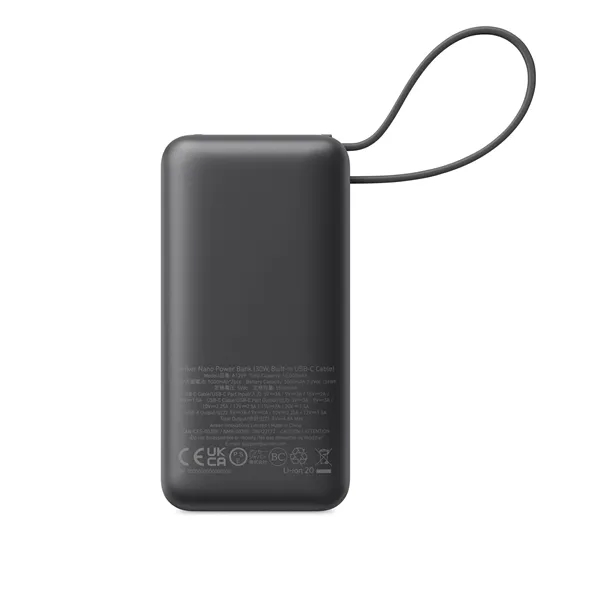 Anker® Nano Power Bank(30W,Built-In USB-C Cable) - Anker® Nano Power Bank(30W,Built-In USB-C Cable) - Image 4 of 4